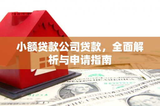 商城小额贷款公司贷款，全面解析与申请指南